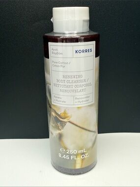 Korres PURE COTTON Renewing Body Cleanser |‎ NEW | Safety Sealed